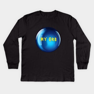 Ponder My Orb Trending Meme Kids Long Sleeve T-Shirt